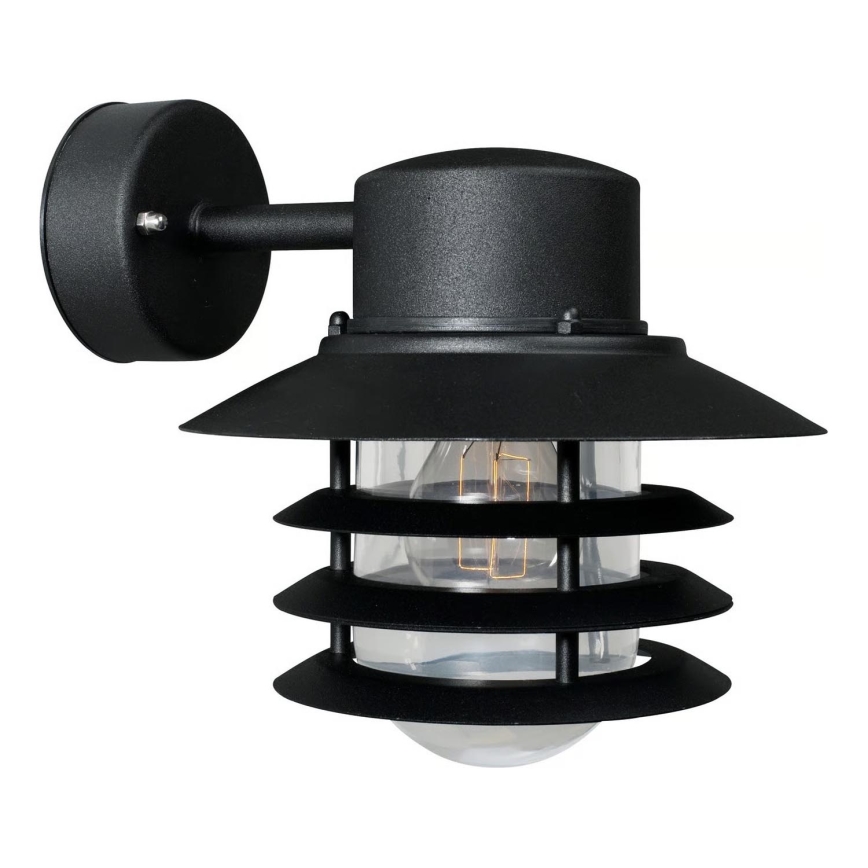 Nordlux - Applique murale extérieure VEJERS 1xE27/60W/230V IP54 noire