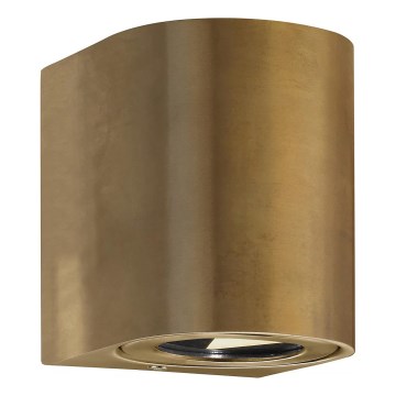 Nordlux - Applique murale LED d'extérieur CANTO 2xLED/6W/230V IP44 laiton