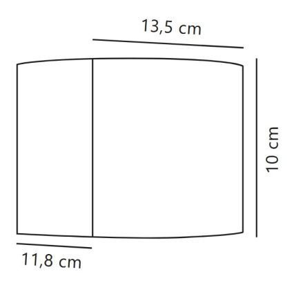 Nordlux - Applique murale LED d'extérieur MILDA/4,9 W/230 V IP44 anthracite