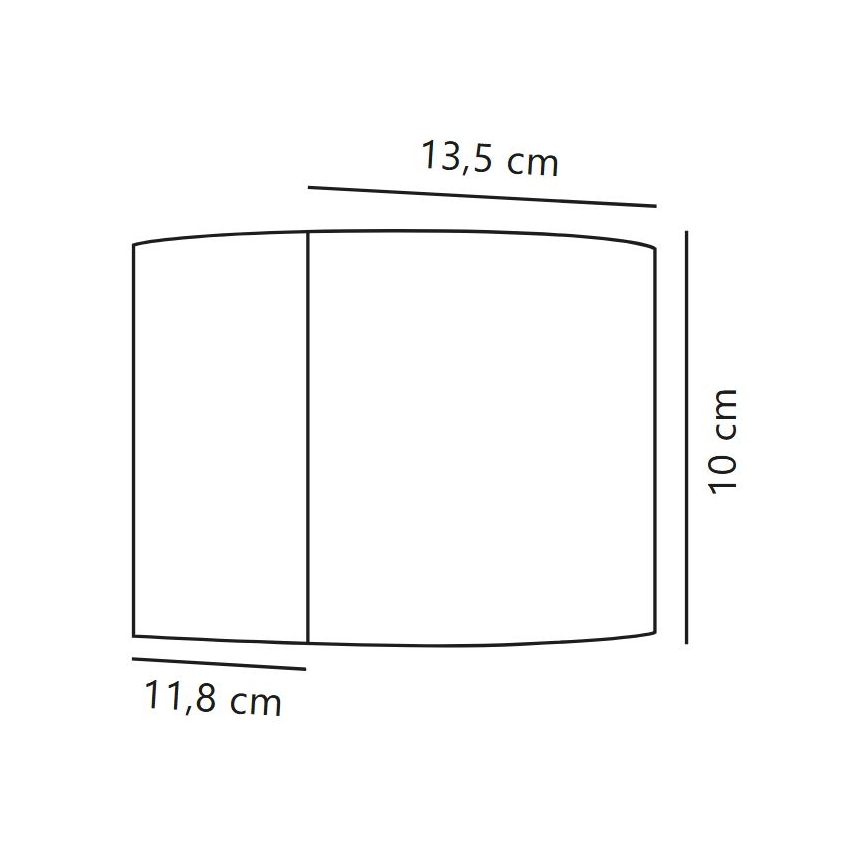 Nordlux - Applique murale LED d'extérieur MILDA/4,9 W/230 V IP44 anthracite