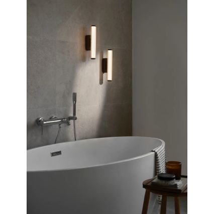Nordlux - Applique murale dimmable pour salle de bains VIRELLE LED/8W/230V 3000/4000K IP44 noire