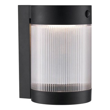 Nordlux - Applique murale solaire avec détecteur COUPAR LED/3,2W/5V 3000K IP44 noir