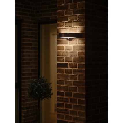 Nordlux - Applique murale solaire avec détecteur MONAY LED/5W/5V 3000K IP44 noir