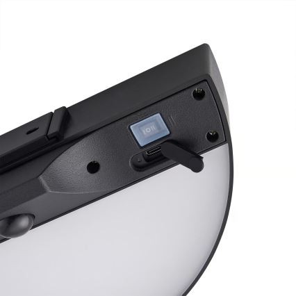 Nordlux - Applique murale solaire avec détecteur MONAY LED/5W/5V 3000K IP44 noir