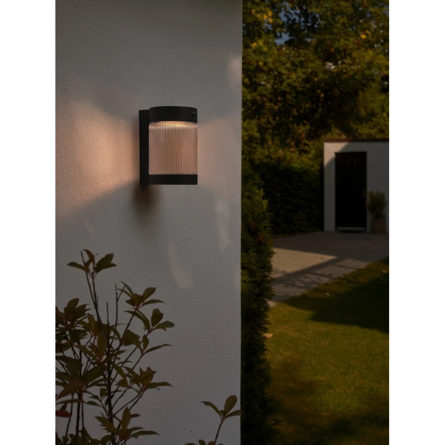 Nordlux - Applique murale solaire avec détecteur COUPAR LED/3,2W/5V 3000K IP44 noir