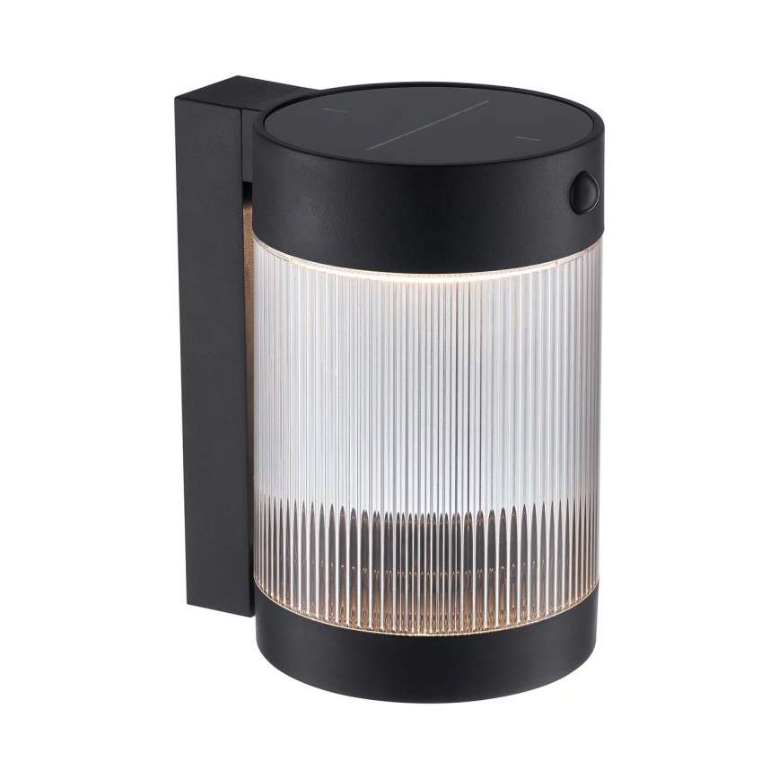 Nordlux - Applique murale solaire avec détecteur COUPAR LED/3,2W/5V 3000K IP44 noir