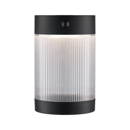 Nordlux - Applique murale solaire avec détecteur COUPAR LED/3,2W/5V 3000K IP44 noir