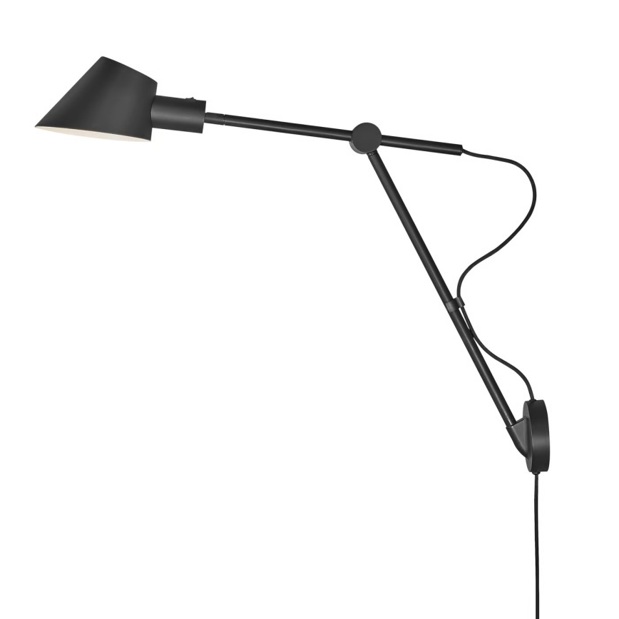Nordlux - Applique murale STAY 1xE27/60W/230V noire