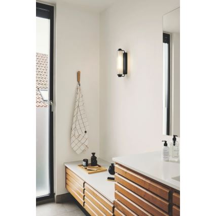 Nordlux - Applique pour miroir de salle de bains NIMAL 2xE14/25W/230V IP44 noir