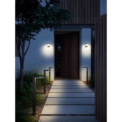 Nordlux - Applique solaire LED avec capteur RICA LED/5W/3,7V IP44 2200 mAh ronde