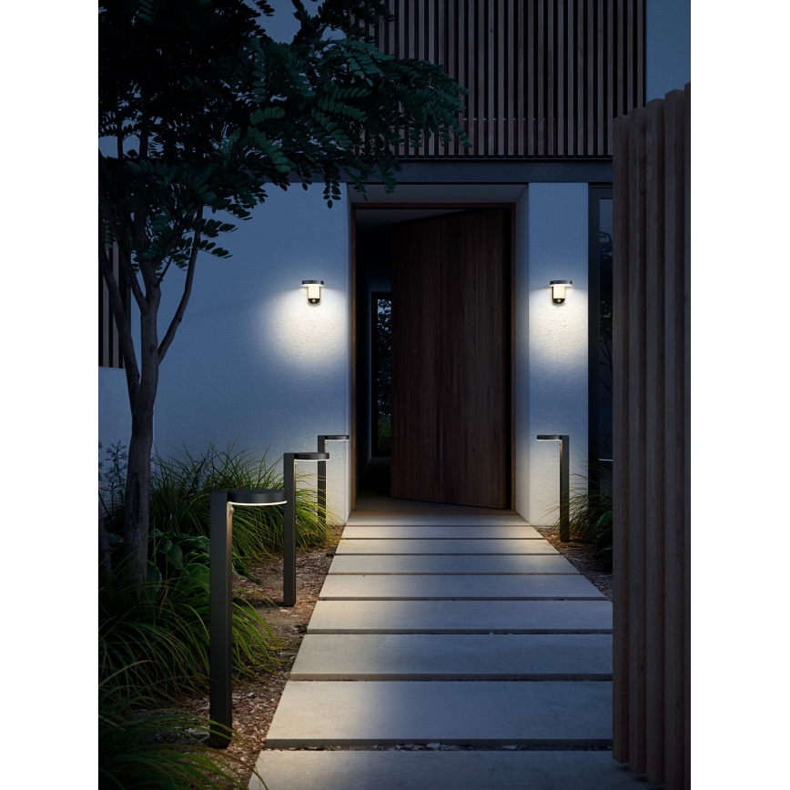 Nordlux - Applique solaire LED avec capteur RICA LED/5W/3,7V IP44 2200 mAh ronde