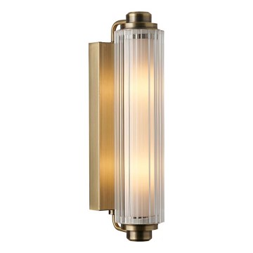 Nordlux - Éclairage de miroir NIMAL pour salle de bains 2xE14/25W/230V IP44, laiton