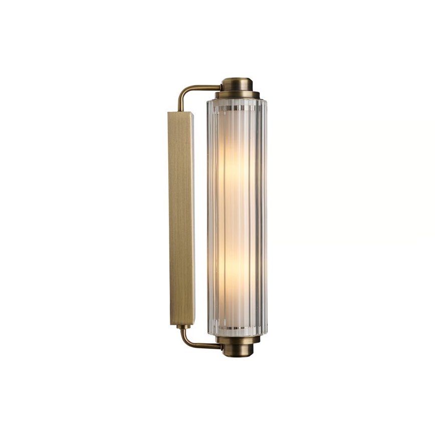 Nordlux - Éclairage de miroir NIMAL pour salle de bains 2xE14/25W/230V IP44, laiton