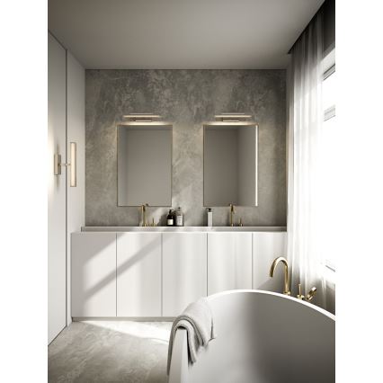 Nordlux - Eclairage de miroir salle de bain à intensité variable OTIS LED/14W/230V IP44 40 cm chrome mat