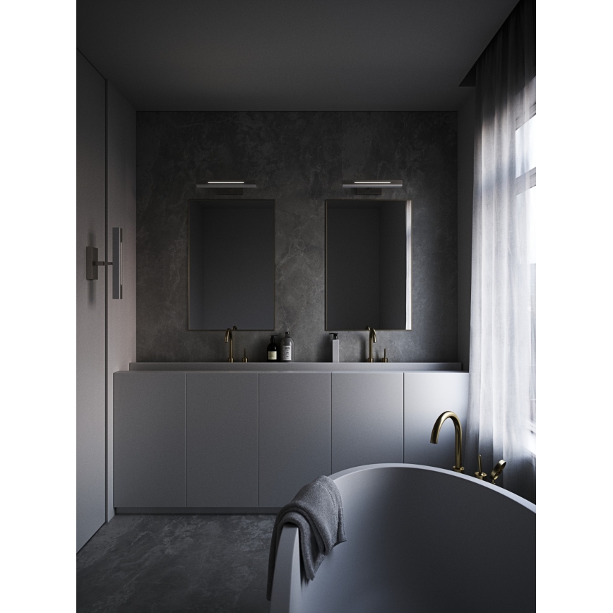 Nordlux - Eclairage de miroir salle de bain à intensité variable OTIS LED/14W/230V IP44 40 cm chrome mat