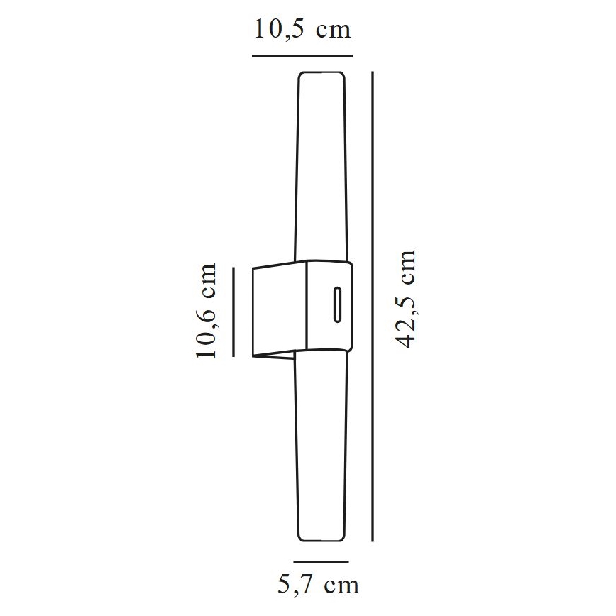Nordlux - Éclairage LED pour miroir de salle de bain HELVA LED/9W/230V IP44