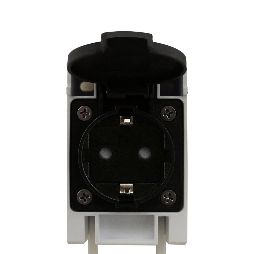 Nordlux - Éclairage LED pour miroir de salle de bains avec prise MALAIKA LED/15W/230V IP44 68,4cm noir