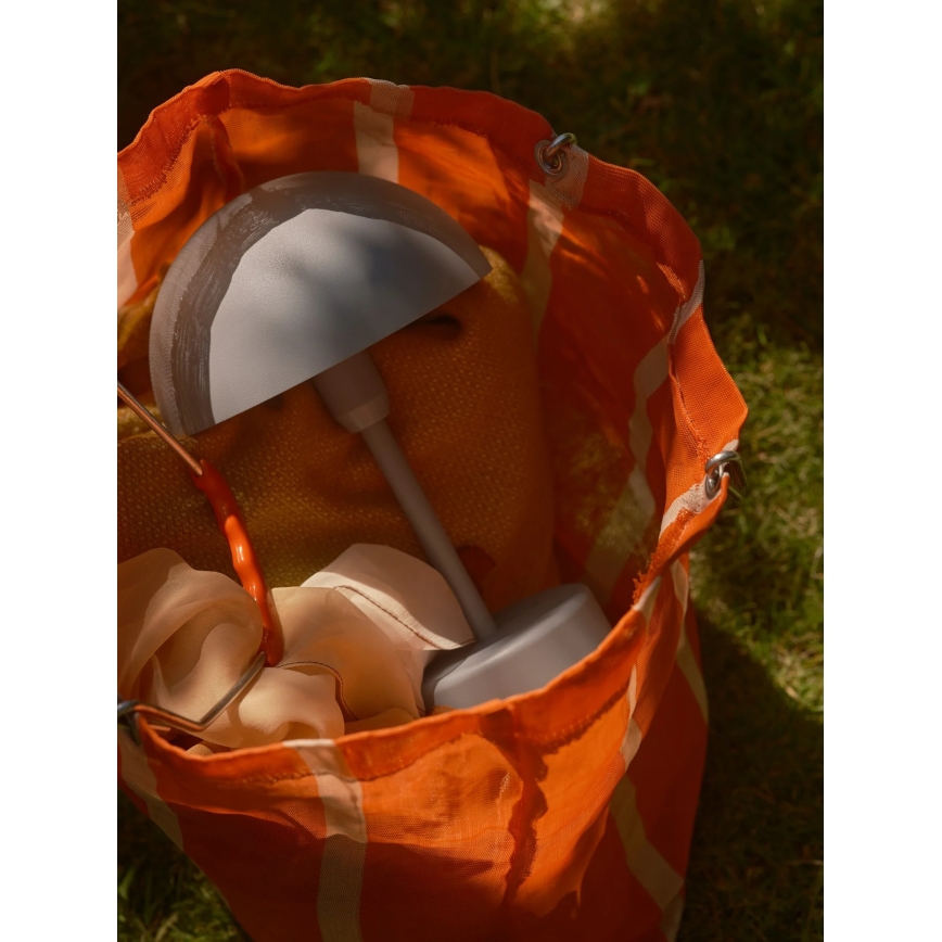 Nordlux - ELLEN Lampe de table d'extérieur LED rechargeable à intensité réglable 2,8W/3,7V 2200 mAh IP44 gris