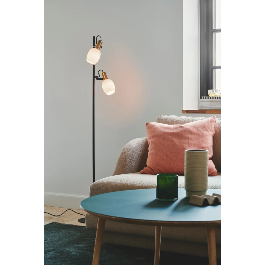Nordlux - Lampadaire ARILD 2xE14/40W/230V noir