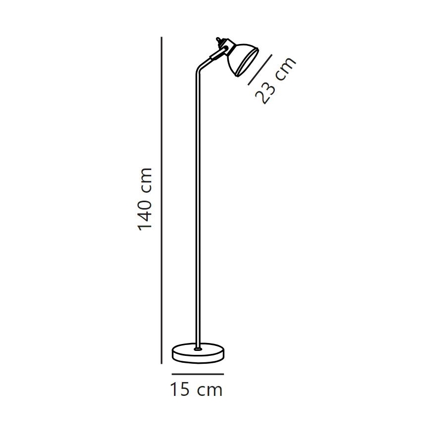 Nordlux - Lampadaire ASLAK 1xE27/15W/230V