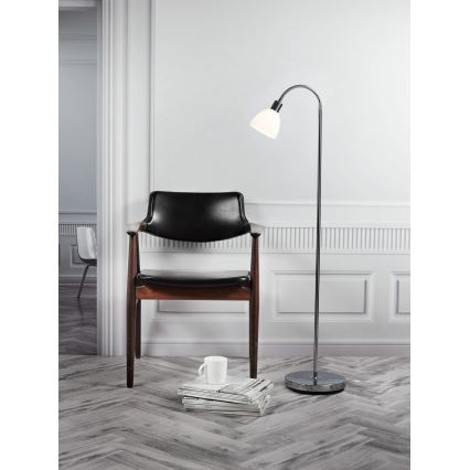 Nordlux - Lampadaire RAY 1xE14/25W/230V chrome brillant 153,5 cm