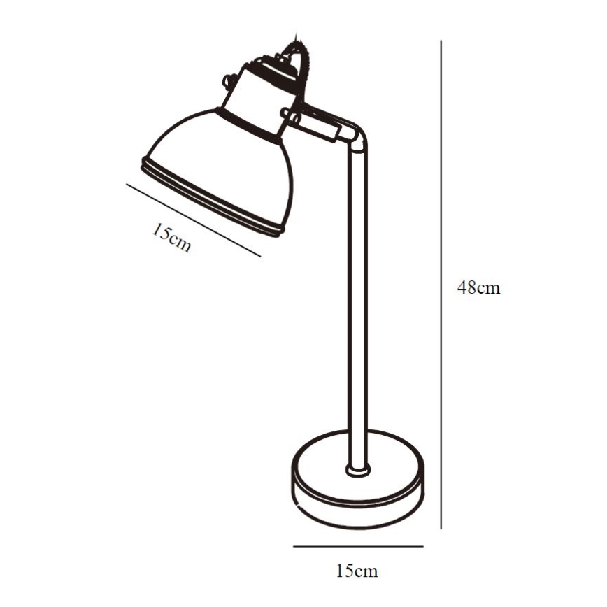 Nordlux - Lampe de table ASLAK 1xE27/15W/230V