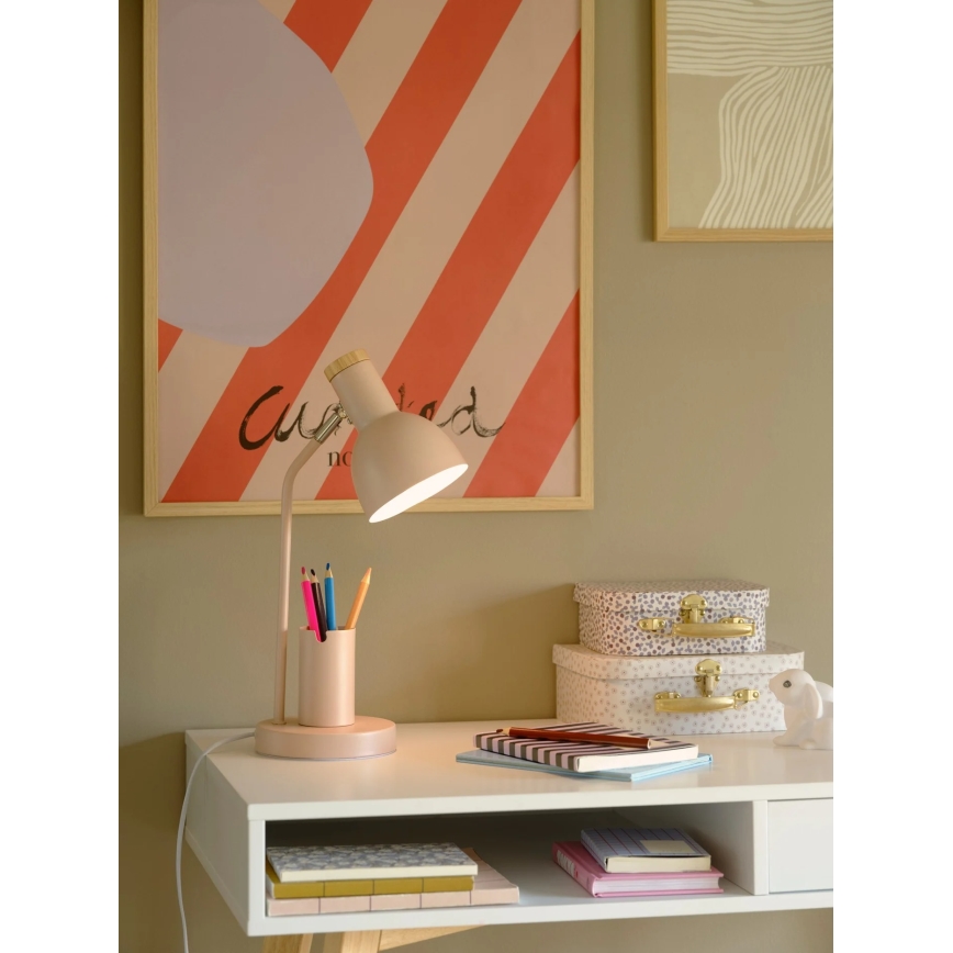 Nordlux - Lampe de table DEVONE 1xE27/15W/230V rose
