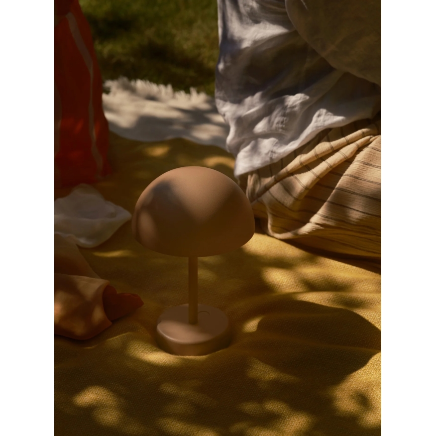 Nordlux - Lampe de table d'extérieur LED dimmable et rechargeable ELLEN LED/2,8W/3,7V IP44 2200 mAh marron