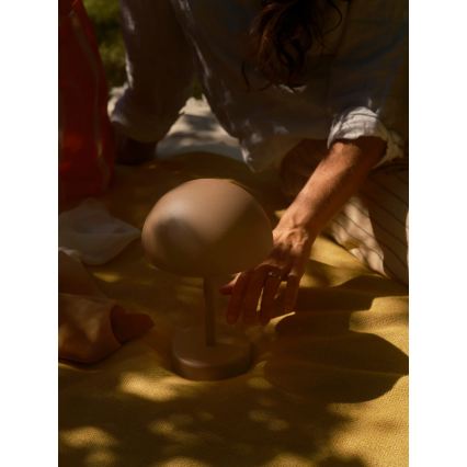 Nordlux - Lampe de table d'extérieur LED dimmable et rechargeable ELLEN LED/2,8W/3,7V IP44 2200 mAh marron