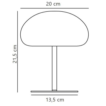 Nordlux - Lampe de table d'extérieur LED dimmable SPONGE LED/4,8W/3,7V IP65 4400 mAh