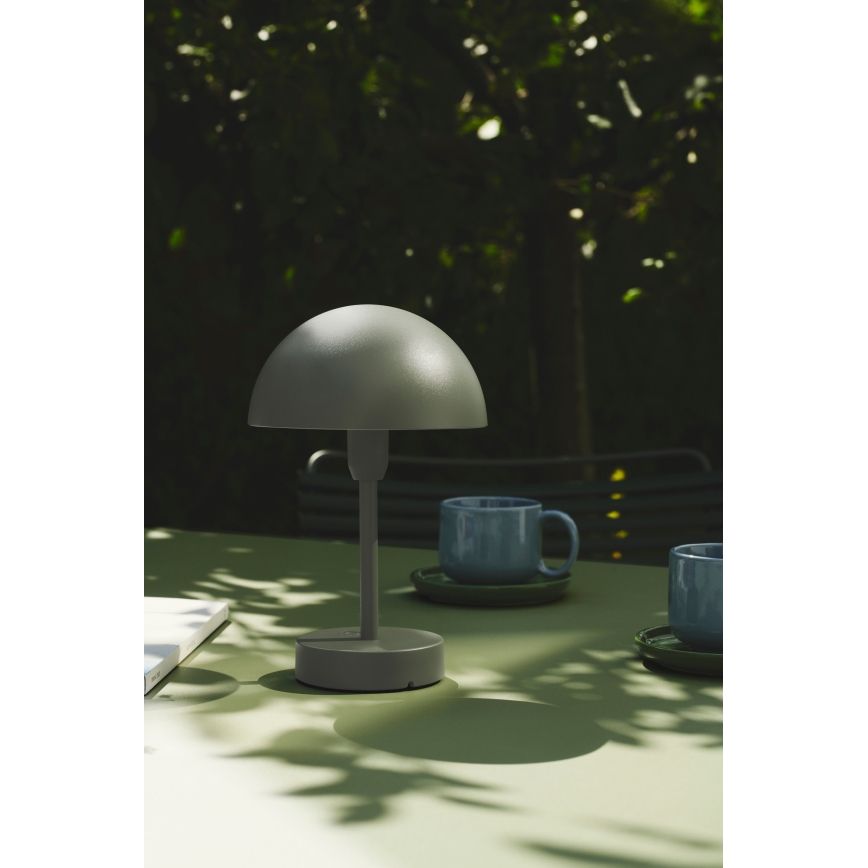 Nordlux - Lampe de table d'extérieur LED rechargeable et dimmable ELLEN, LED 2,8 W / 3,7 V, 2200 mAh, IP44, vert