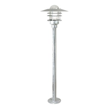 Nordlux - Lampe d'extérieur AGGER 1xE27/60W/230V IP54 argentée