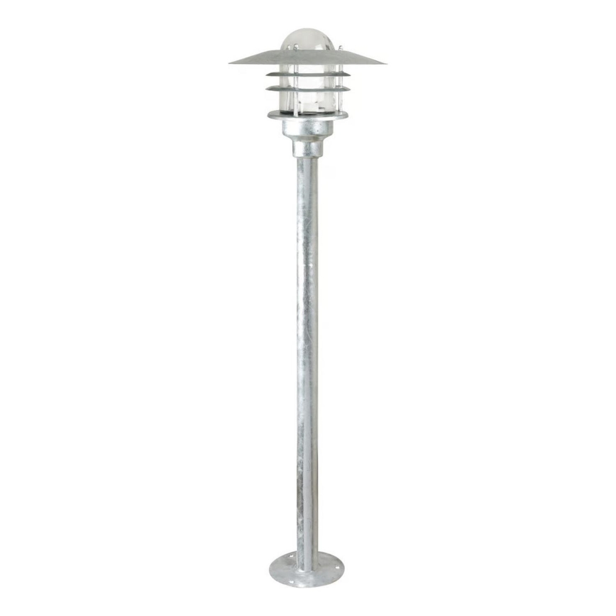 Nordlux - Lampe d'extérieur AGGER 1xE27/60W/230V IP54 argentée