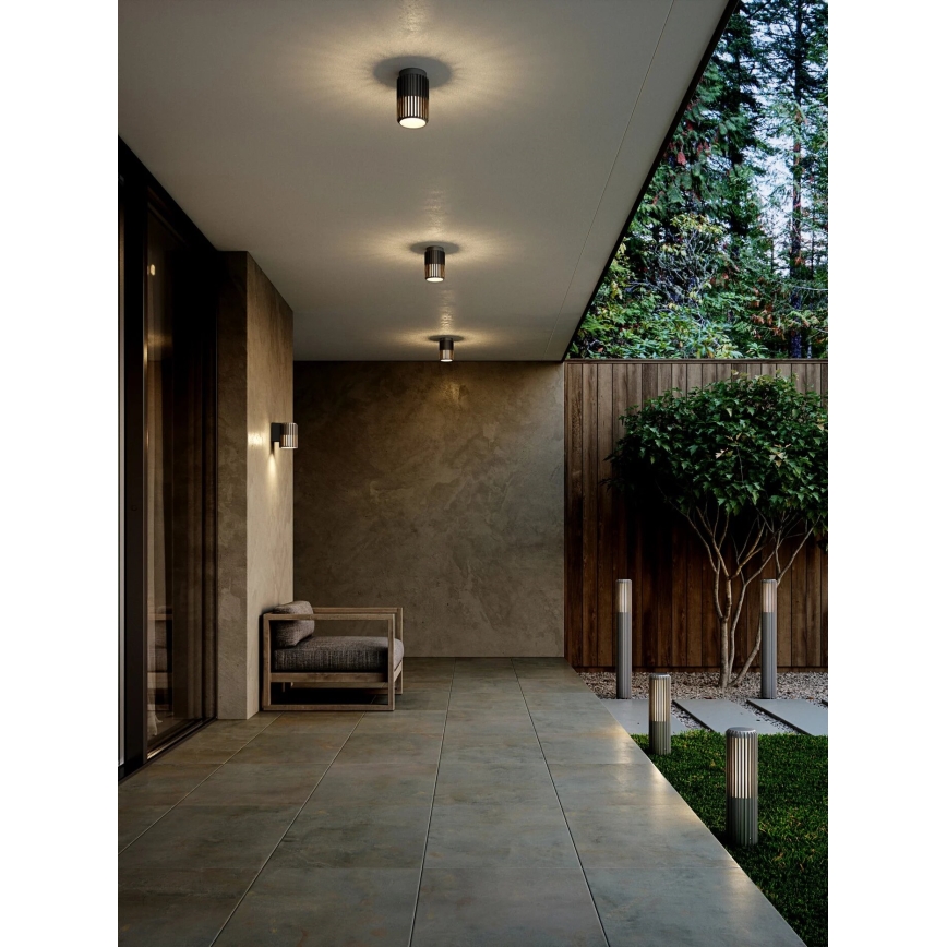 Nordlux - Lampe extérieur ALUDRA 1xE27/15W/230V IP44 anthracite 45,4 cm