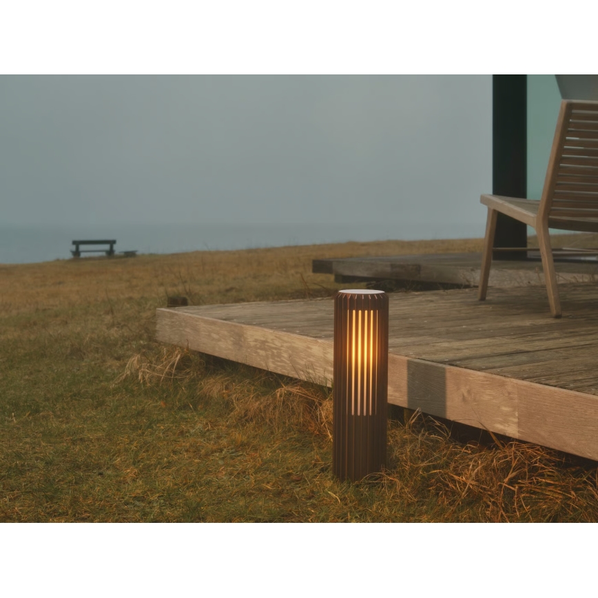 Nordlux - Lampe extérieur ALUDRA 1xE27/15W/230V IP44 marron 45,4 cm