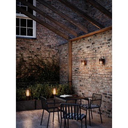 Nordlux - Lampe extérieur ALUDRA 1xE27/15W/230V IP44 marron 45,4 cm