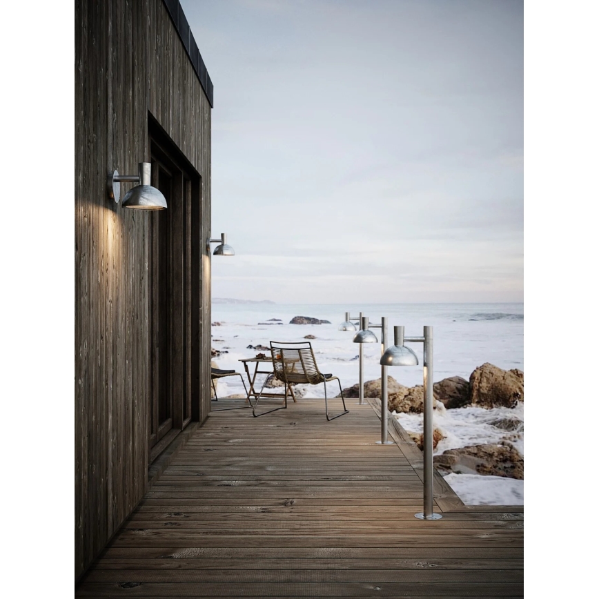 Nordlux - Lampe extérieur ARKI 1xE27/20W/230V IP54 100 cm argent