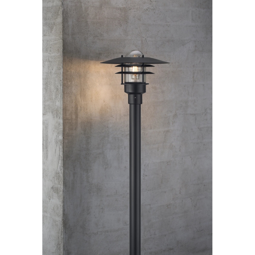 Nordlux - Lampe extérieur LONSTRUP 1xE27/60W/230V IP44 noir 116 cm