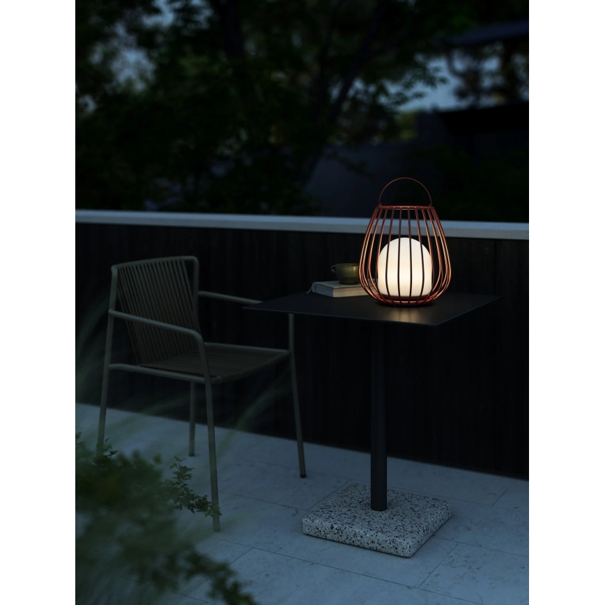 Nordlux - Lampe LED d'extérieur portable dimmable JIM TO-GO LED/3W/3,7V IP54 5000 mAh rouge