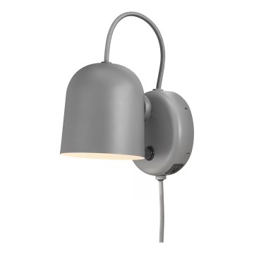 Nordlux - Lampe murale avec port USB ANGLE 1xGU10/25W/230V grise