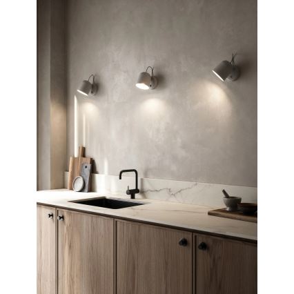 Nordlux - Lampe murale avec port USB ANGLE 1xGU10/25W/230V grise