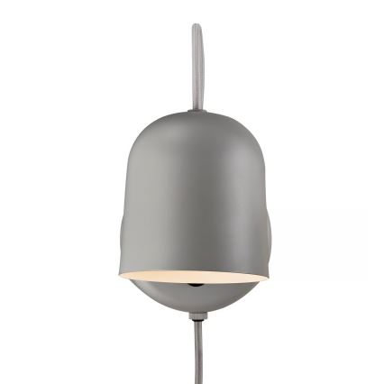 Nordlux - Lampe murale avec port USB ANGLE 1xGU10/25W/230V grise