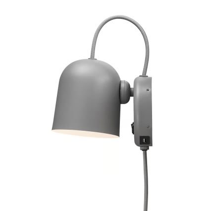 Nordlux - Lampe murale avec port USB ANGLE 1xGU10/25W/230V grise