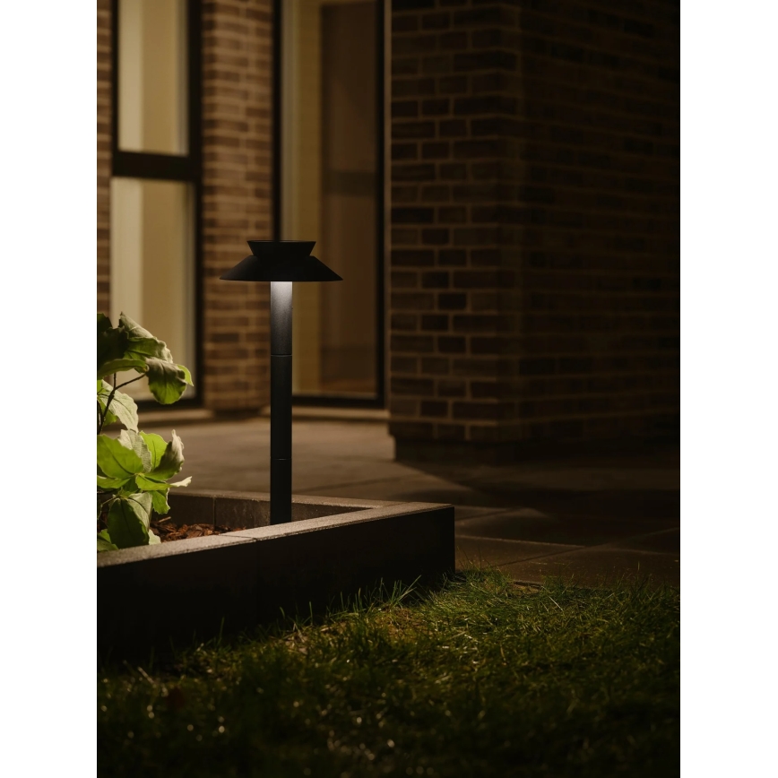 Nordlux - Lampe solaire avec capteur, LED 5W/3,7V, IP44, noir