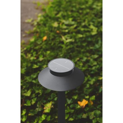 Nordlux - Lampe solaire avec capteur, LED 5W/3,7V, IP44, noir