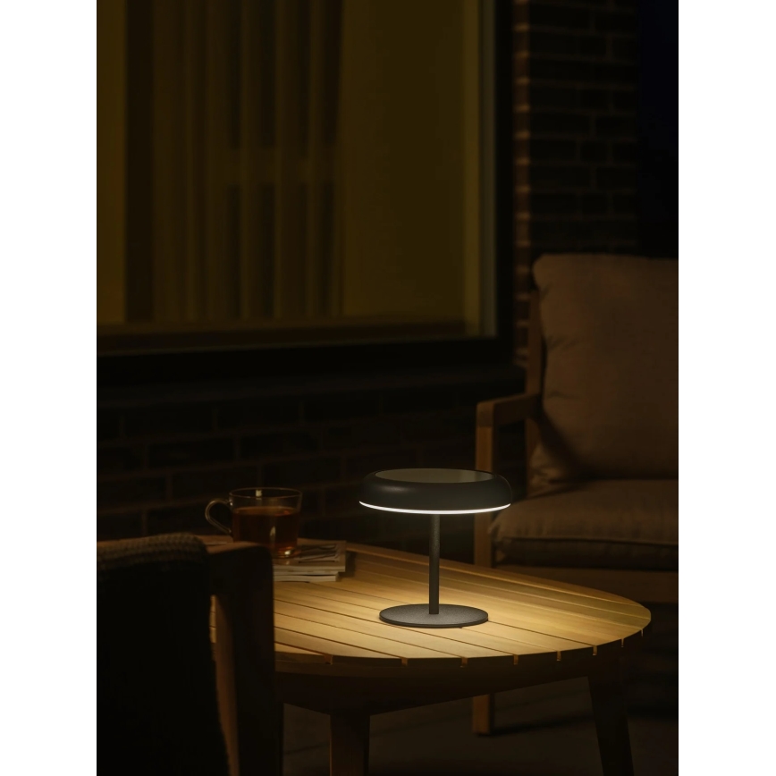 Nordlux - Lampe solaire ELMER à LED / 2 W / 3,7 V IP44 noire