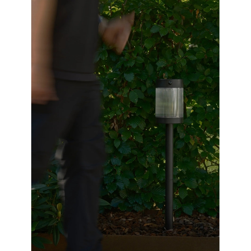 Nordlux - Lampe solaire LED COUPAR LED/3,2W/5V 3000K IP44 noire 1800 mAh