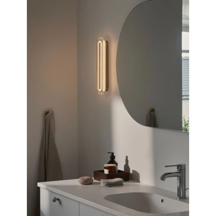 Nordlux - Applique murale LED pour salle de bains CAVARA LED/11W/230V 3000/4000K IP44 en laiton