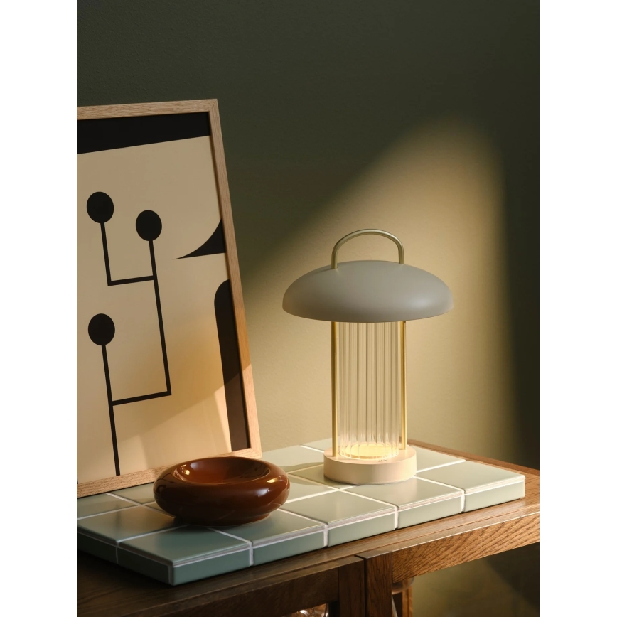 Nordlux - Lampe de table tactile rechargeable à LED dimmable MIRANO LED/3W/3,7V beige