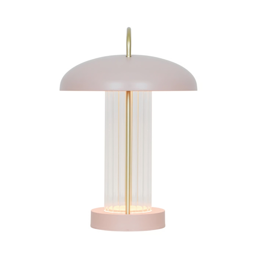 Nordlux - Lampe de bureau LED à commande tactile, rechargeable et dimmable MIRANO LED/3W/3,7V rose